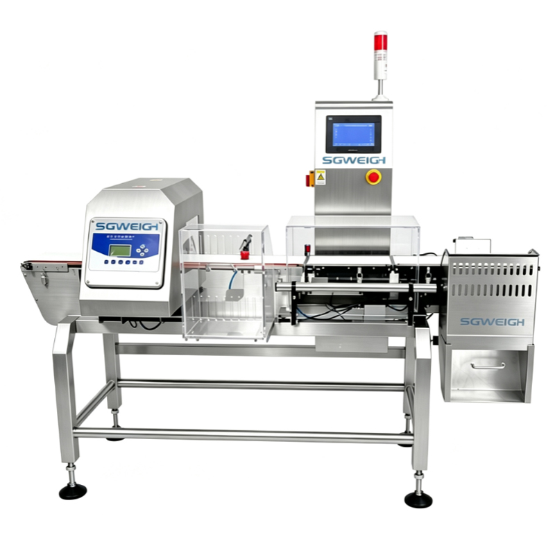 Automatic Checkweigher + Metal Detector Combo